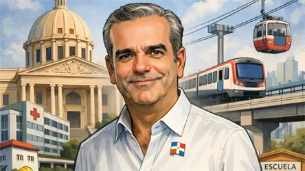 Creatividad digital: Abinader comparte ilustraci&oacute;n generada con IA en redes sociales