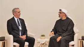Presidente Abinader sostiene audiencia con el pr&iacute;ncipe heredero de Abu Dhabi y concluye agenda en Emiratos &Aacute;rabes Unidos