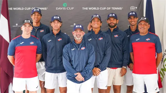 RD vence a Letonia en el primer partido de la ronda en la Copa Davis