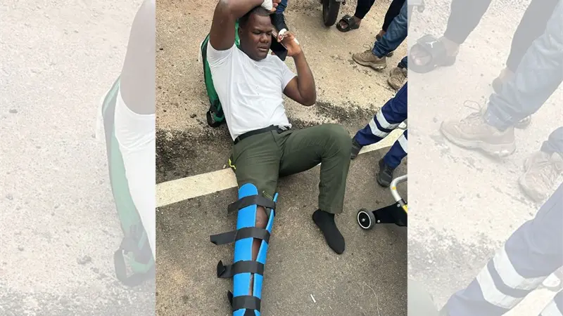 Cabo de la Digesett resulta herido tras ser atropellado por motocicleta en Bayaguana