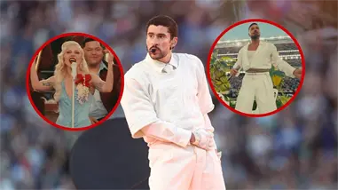 Lady Gaga y Ricky Martin aparecen por sorpresa en el descanso de Bad Bunny