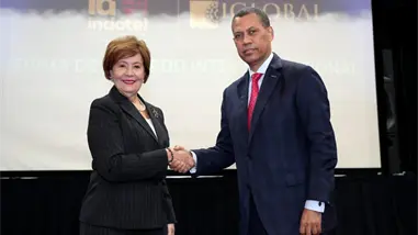 Indotel suscribe convenio con IGLOBAL para otorgar 200 becas en transformaci&oacute;n digital y ciberseguridad