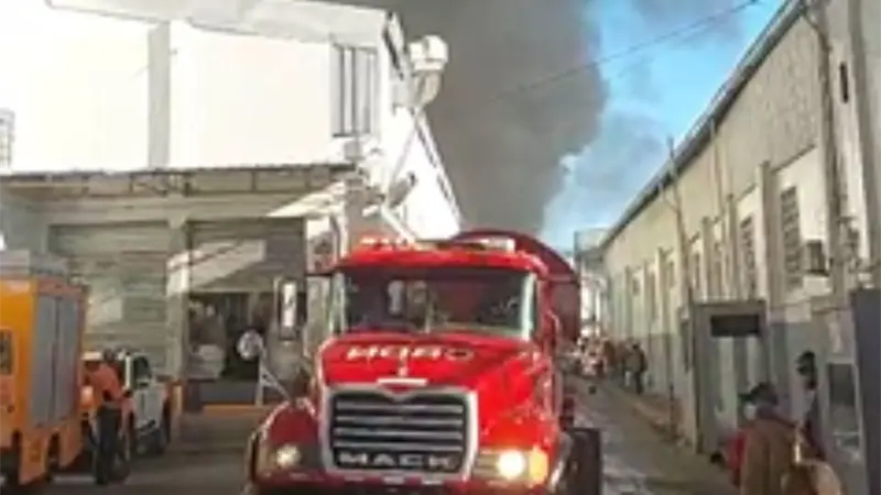 Incendio en empresa de pl&aacute;sticos en Haina est&aacute; controlado, dice superintendente de Bomberos de Nigua