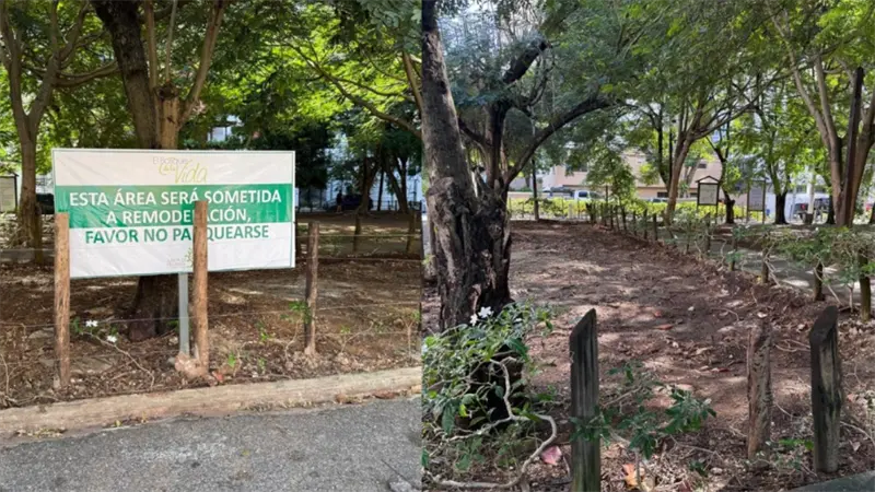 Residente de Serrall&eacute;s exige acceso libre a estacionamientos de parque p&uacute;blico