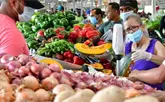 La inflación se situó en enero en el 0,4 % en RD impulsada por alimentos
