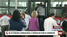 68 autobuses comenzarán a operar en nuevo corredor 68 autobuses comenzarán a operar en nuevo corredor
