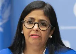 Delcy Rodr&iacute;guez lamenta la muerte de Jesse Jackson y dice que su legado es imborrable