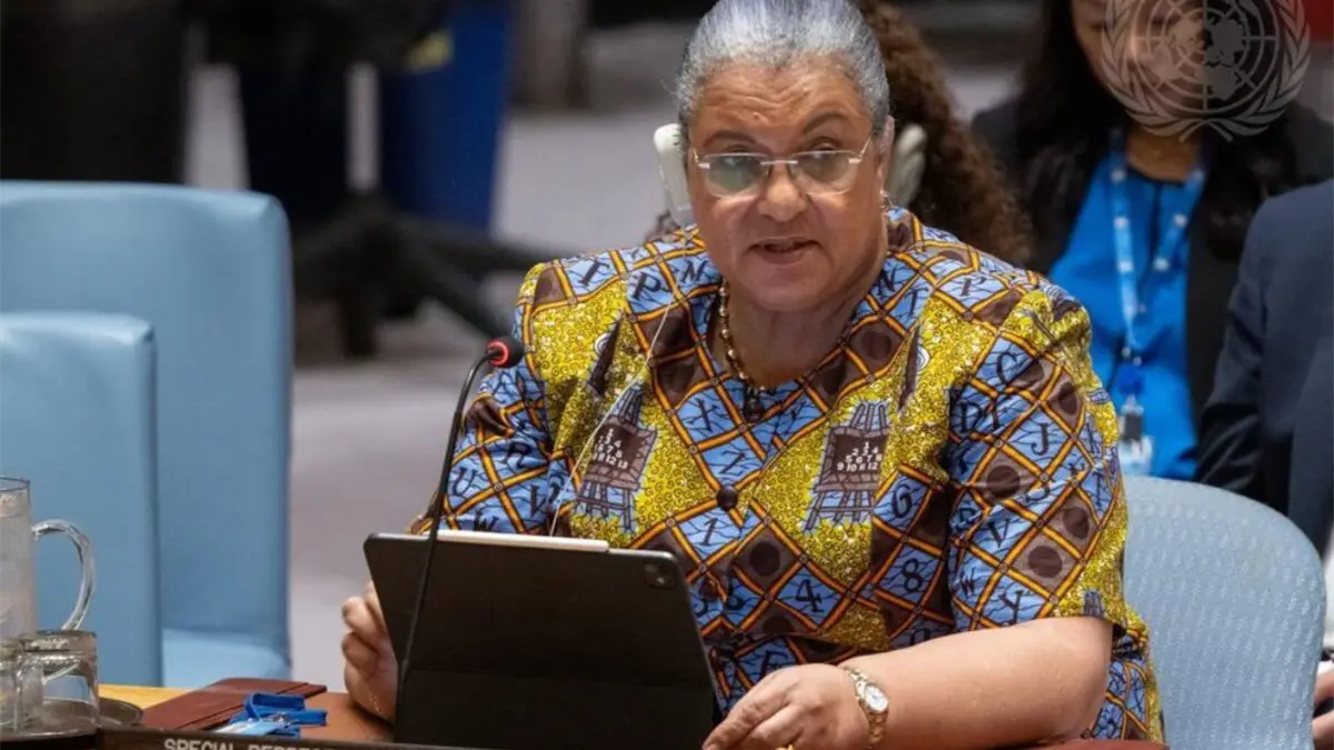 La representante especial del secretario general de la ONU para Libia, Hanna S. Tetteh.