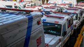 Sistema 911 entrega 50 modernas ambulancias a la DAEH para fortalecer la atenci&oacute;n a las emergencias ciudadanas