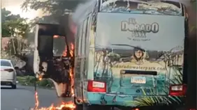 Incendio de autob&uacute;s deja un herido con quemaduras graves en B&aacute;varo