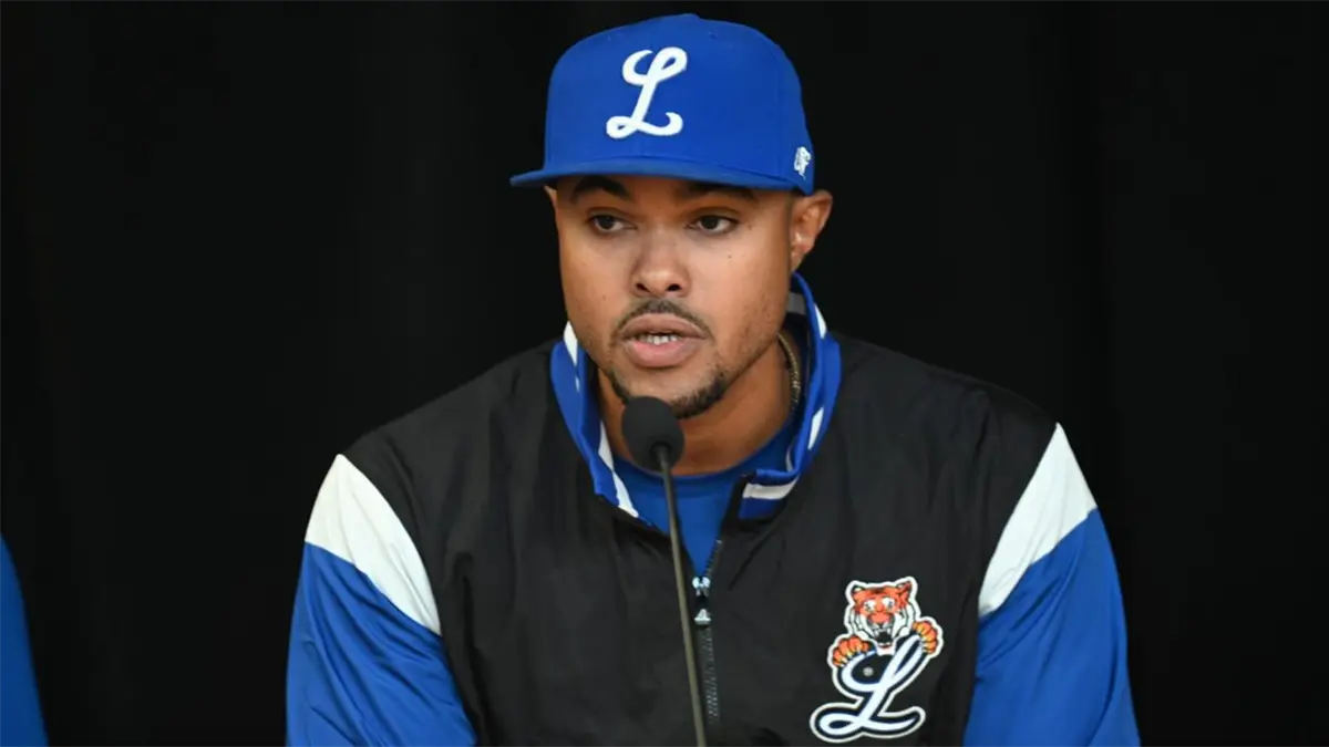 Gilbert Gómez, mánager de los Tigres del Licey.