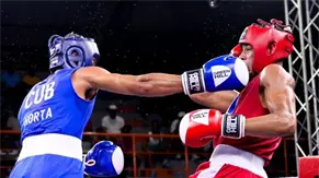 Medina brilla con autoridad en  segunda jornada XLV Copa Independencia de Boxeo