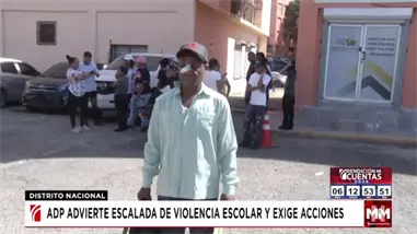 ADP advierte escalada de violencia escolar y exige acciones ADP advierte escalada de violencia escolar y exige acciones