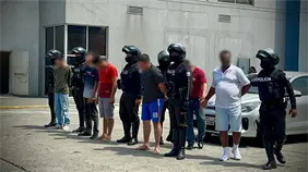 Polic&iacute;a de Ecuador detiene a trece personas en un operativo contra el crimen organizado