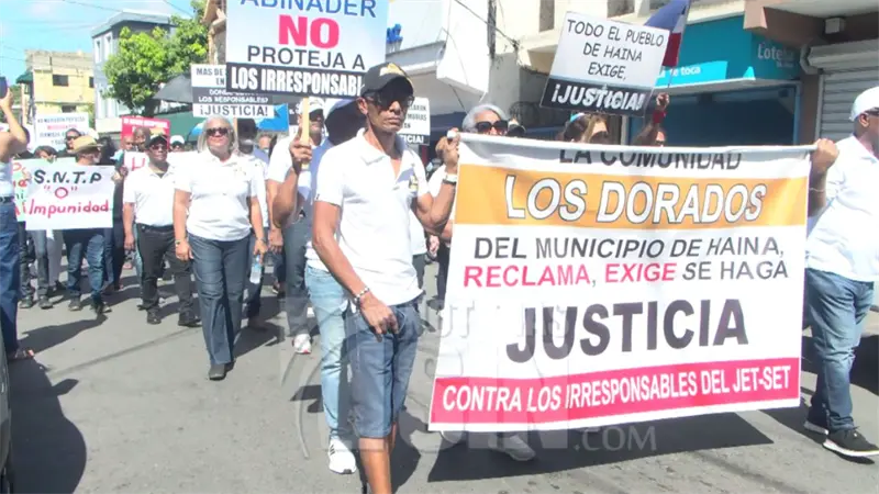Marcha en demanda de justicia por las v&iacute;ctimas del Jet Set