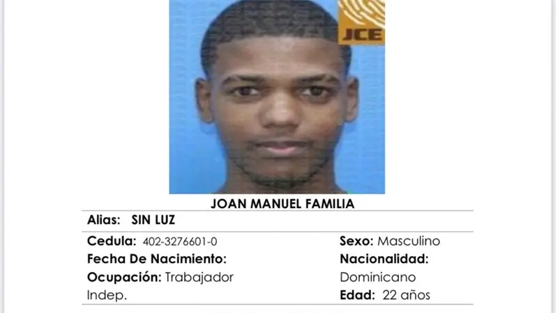 Cae abatido "Sin Luz", buscado por homicidio y m&uacute;ltiples hechos violentos en el DN, seg&uacute;n la Polic&iacute;a