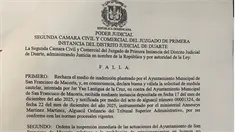Tribunal ordena suspender uso de "candados" y multas por estacionamiento en San Francisco de Macorís