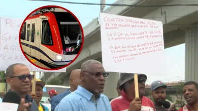 Choferes protestan tras inicio de operaciones de línea 2C del Metro