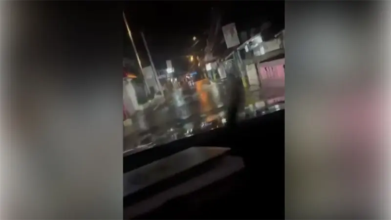 Intensas lluvias provocan inundaciones en Las Terrenas y afectan viviendas y calles