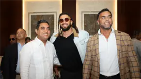 Ministro Kelvin Cruz recibe al equipo del Clásico Mundial de Béisbol