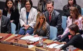 Melania Trump preside sesión sobre paz e infancia en ONU después de ataque de EEUU a Irán