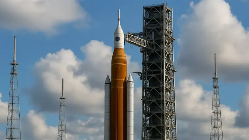 La NASA dice que repar&oacute; fallas en cohete de Artemis II y prepara despegue para abril