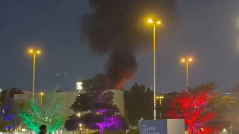Un ataque iran&iacute; con dron causa incendio cerca del consulado de EE. UU. en Dub&aacute;i