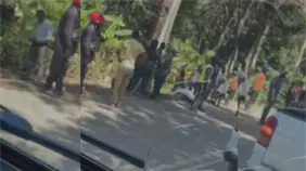 Un hombre fallece y dos resultan heridos en accidente en carretera Monte Plata