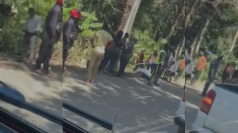 Un hombre fallece y dos resultan heridos en accidente en carretera Monte Plata