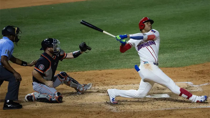 Soto, Machado y Caminero lucen en victoria dominicana contra Detroit en el Quisqueya