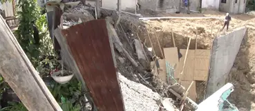 Onesvie eval&uacute;a zona donde tres inmuebles se han derrumbado