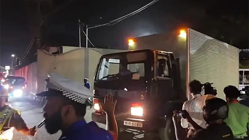 Protestas en Colombo tras el ataque de EE.UU. a un buque iran&iacute; con al menos 84 muertos