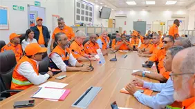 Juan Salas re&uacute;ne 32 directores provinciales Defensa Civil para fortalecer operativo de Semana Santa