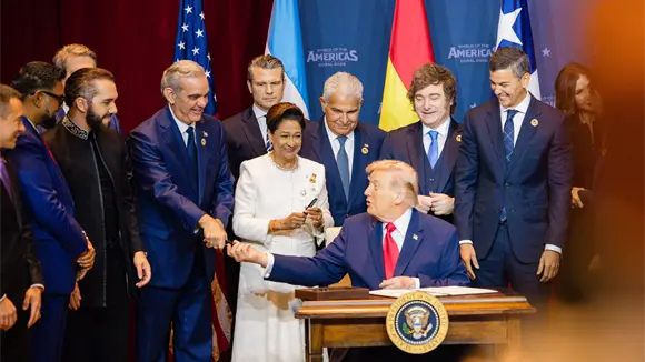 Presidente Abinader participa en firma para crear coalici&oacute;n militar contra c&aacute;rteles del narcotr&aacute;fico