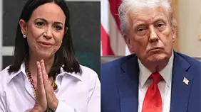 Trump se reuni&oacute; por segunda vez con Mar&iacute;a Corina Machado en la Casa Blanca