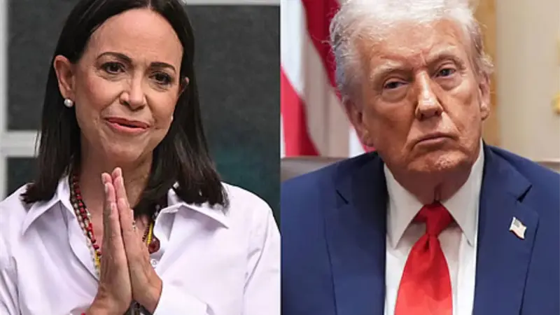 Trump se reuni&oacute; por segunda vez con Mar&iacute;a Corina Machado en la Casa Blanca