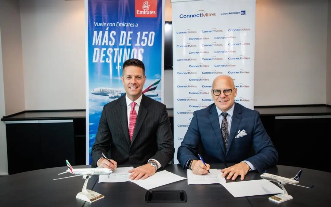 Copa Airlines y Emirates firman alianza de sus programas de viajero frecuente