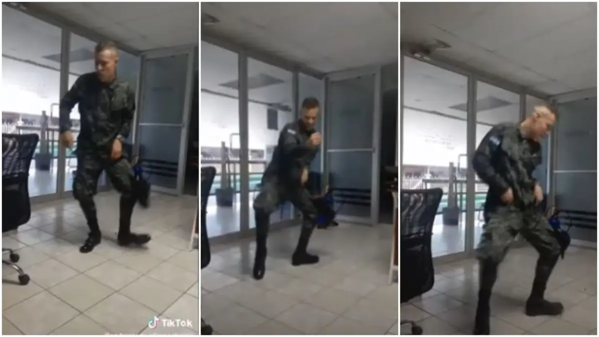 Soldado hondureño con baja deshonrosa por bailar playero con uniforme