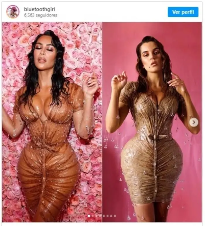 ¿Qué tienen en común una diseñadora canaria y Kim Kardashian? Un vestido
