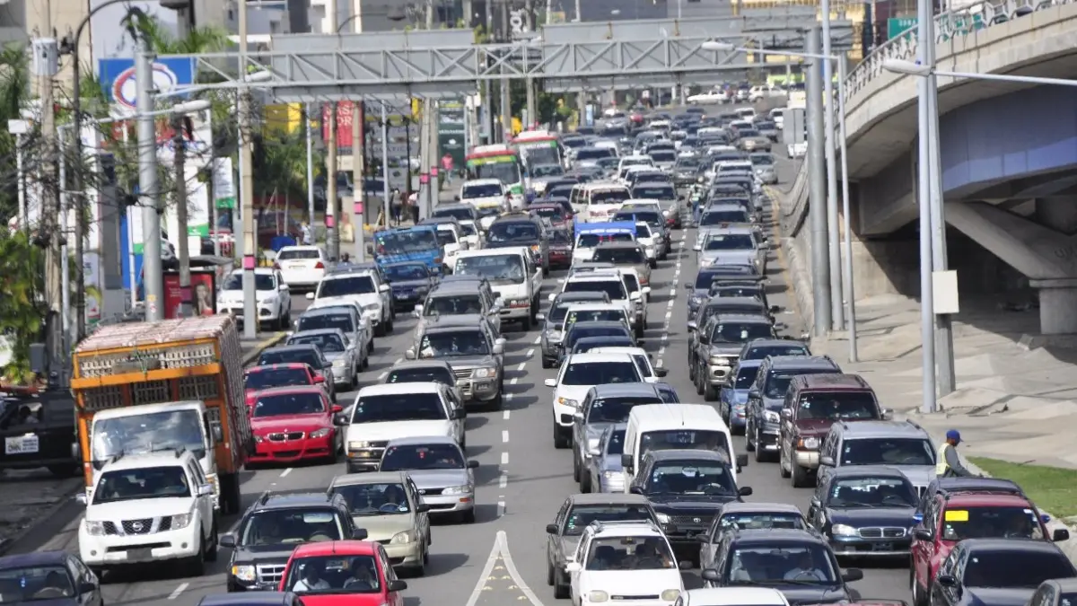 Parque vehicular en la República Dominicana.