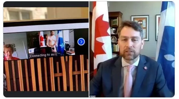 Diputado canadiense pide disculpas tras aparecer desnudo en sesión virtual del Parlamento