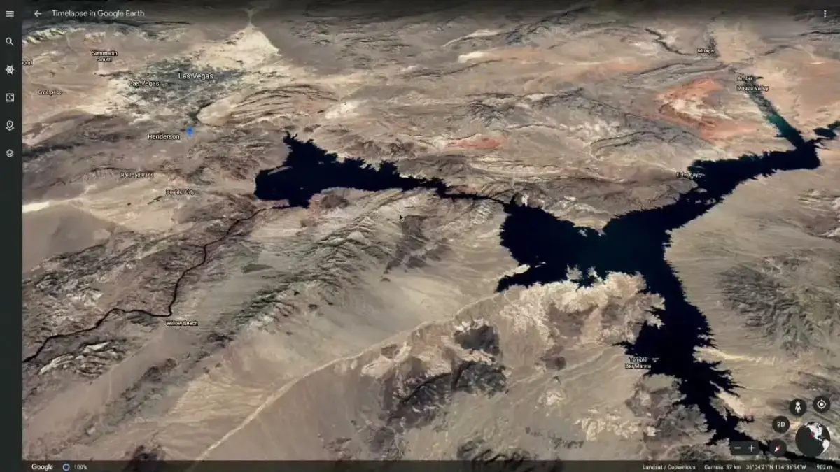 Google Earth añade una capa temporal para observar la evolución de la Tierra