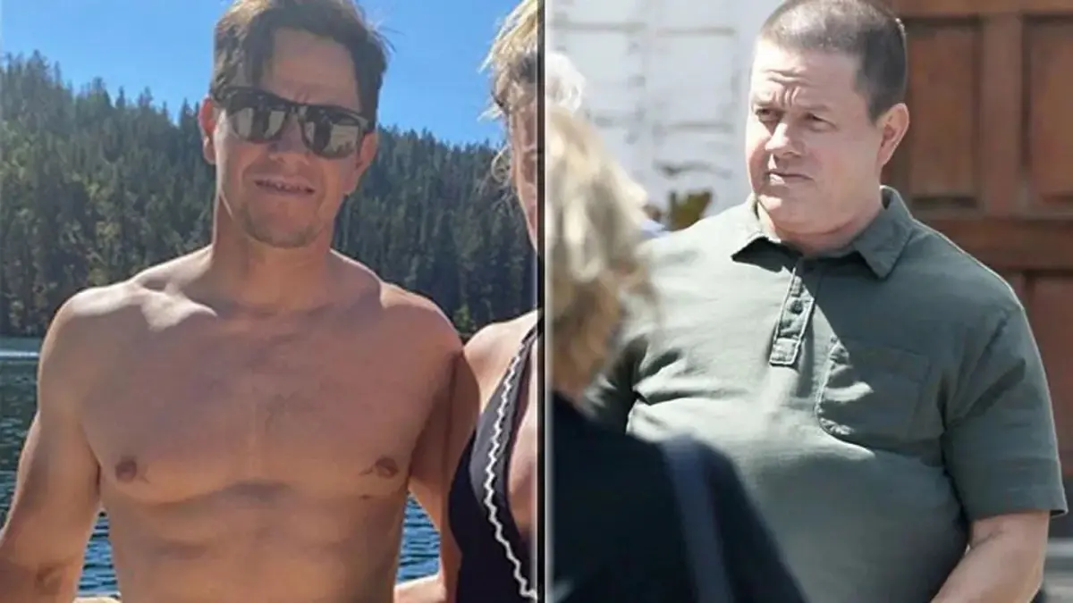 Mark Wahlberg, irreconocible tras ganar peso para grabación de película