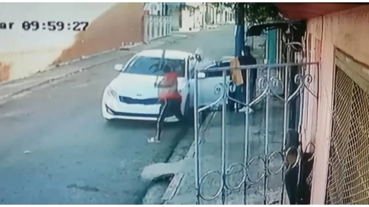 ¡Con bate y palo! Comunitarios impiden asalto en colmado de SFM