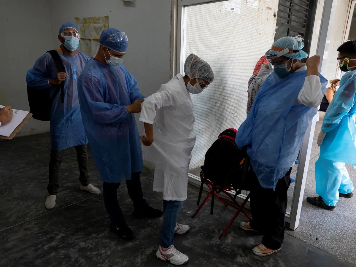 Mueren 14 sanitarios por covid-19 en una semana en Venezuela, según una ONG