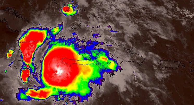 Pronostican aguaceros hacia varios puntos del país por campos nubosos de Elsa