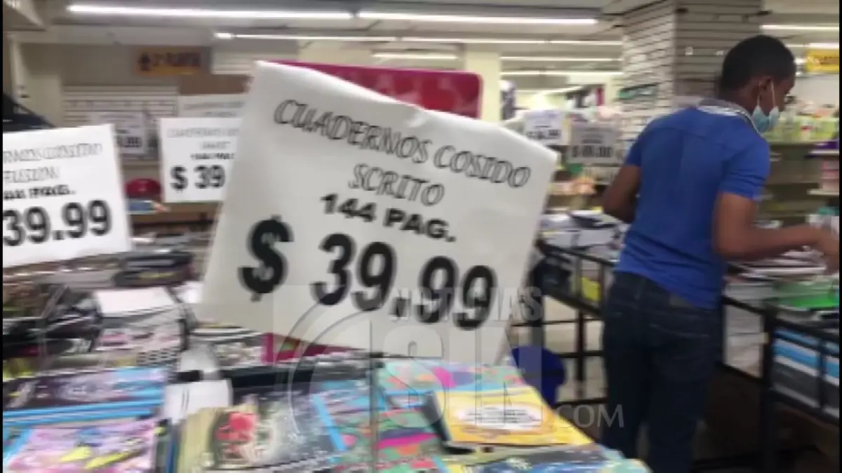 Quejas por altos precios de útiles escolares