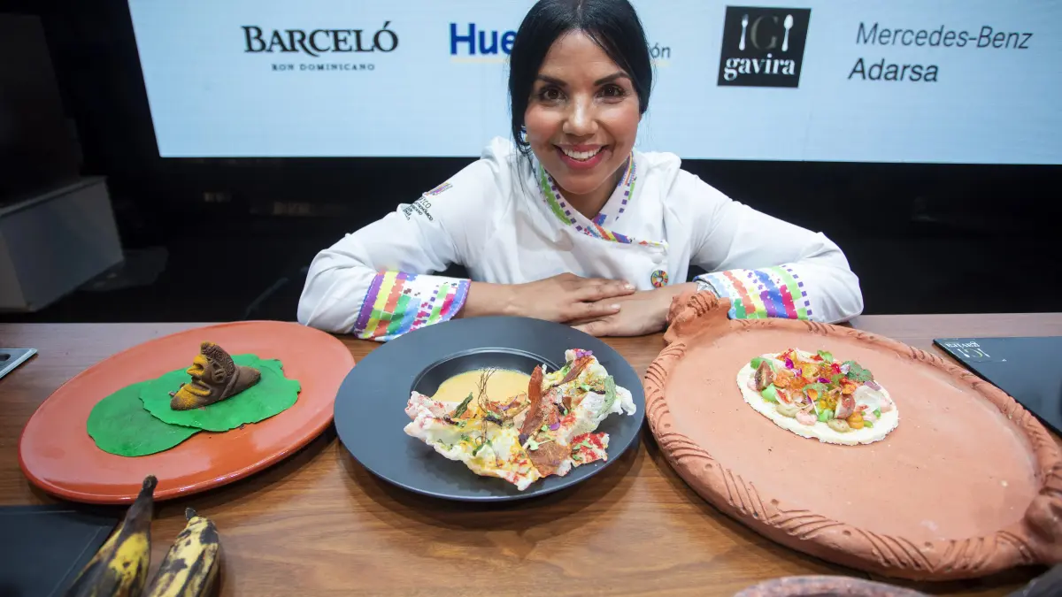 Chef Tita pone en alto gastronomía dominicana en I Congreso Gastronómico Iberoamericano Binómico