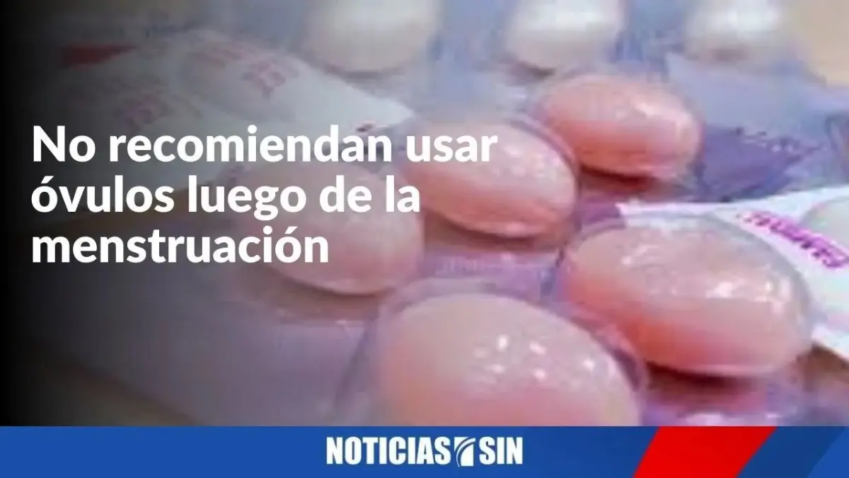 No recomiendan usar óvulo luego de la menstruación