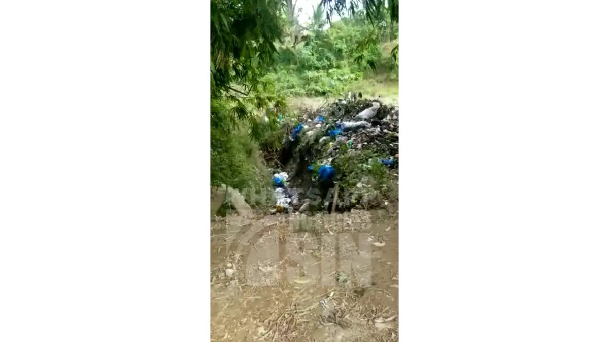 Ciudadano reporta vertedero en el Rio Camu